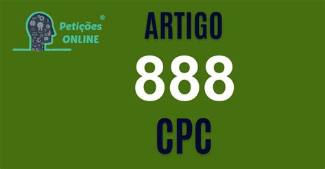 art. 888 do cpc planalto